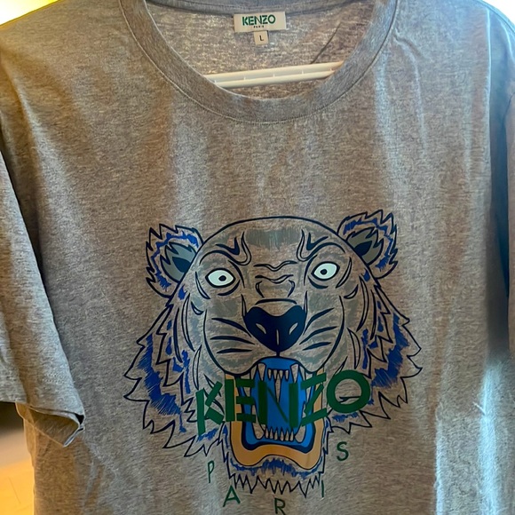 Grey KENZO Designer T shirt for Sale - Picture 3 of 3